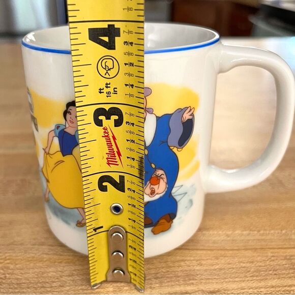 Coffee Mug Disney Snow White and Seven Dwarves Vintage Japan - Picture 9 of 11